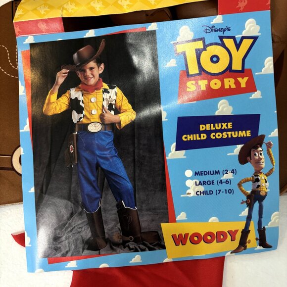 Woody Toy Story Deluxe Costume Disguise NWT NOS